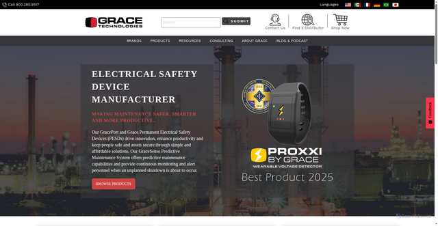 Security scan screenshot of https://www.graceport.com