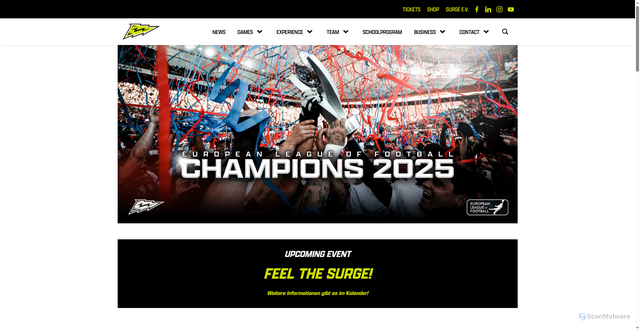 Security scan screenshot of https://www.stuttgartsurge.com/