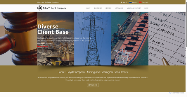 Security scan screenshot of https://www.jtboyd.com