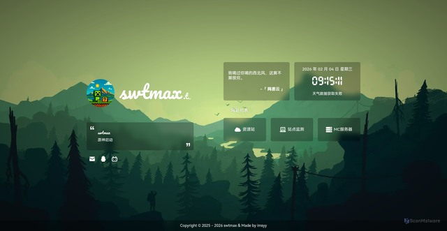 Security scan screenshot of https://homepage-aj9kfvb0aa.edgeone.app/