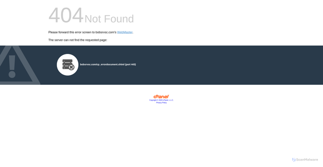 Security scan screenshot of https://bobsrvsc.com/docusign/Mac/utility.php