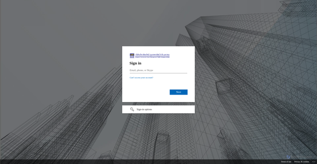 Security scan screenshot of https://bamth-my.sharepoint.com