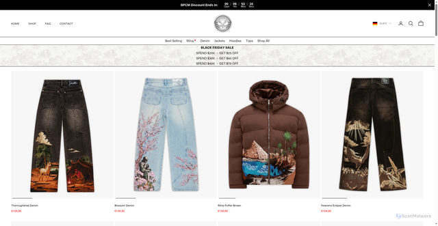 Security scan screenshot of https://vescartes.com/