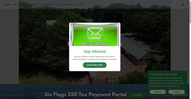 Security scan screenshot of https://mableton.gov/