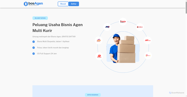 Security scan screenshot of https://bosagen.com/