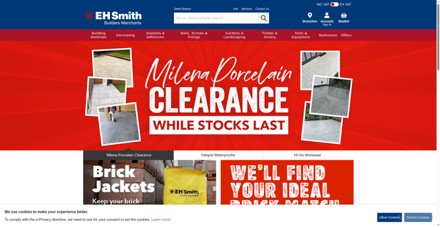 Security scan screenshot of https://www.ehsmith.co.uk