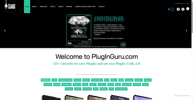 Security scan screenshot of https://pluginguru.com