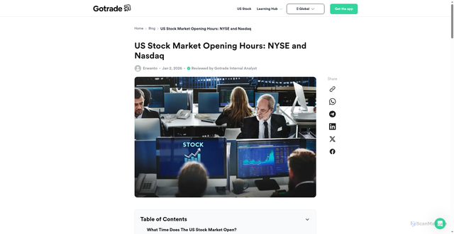 Security scan screenshot of https://heygotrade.com/en/blog/what-time-does-the-us-stock-market-open-and-close