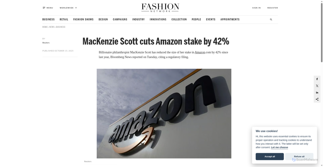 Security scan screenshot of https://ww.fashionnetwork.com/news/Mackenzie-scott-cuts-amazon-stake-by-42-,1773951.html