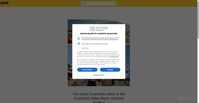 Security scan screenshot of https://www.wermac.org/relax/whatis/coachella_valley_music_and_arts_festival.html