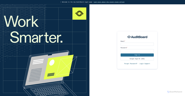Security scan screenshot of https://jbpco.auditboardapp.com
