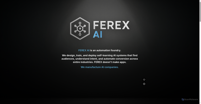 Security scan screenshot of http://ferex.ai/