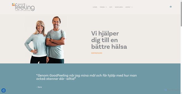 Security scan screenshot of https://goodfeeling.se