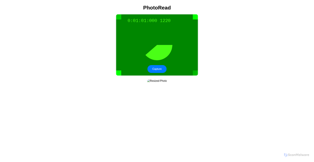 Security scan screenshot of http://photo-read.pages.dev/