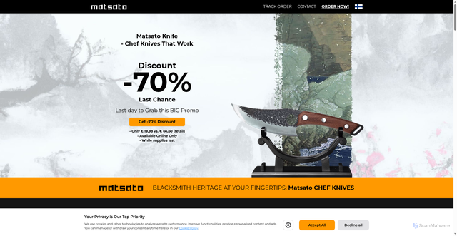 Security scan screenshot of https://s.singate.pulawy.pl/discount11/