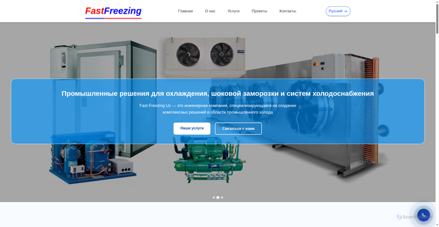 Security scan screenshot of http://fastfreezing.com/