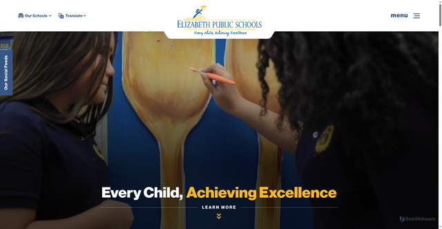 Security scan screenshot of https://www.epsnj.org/