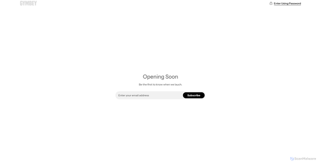 Security scan screenshot of https://gymbey.com/products/item-copy-copy