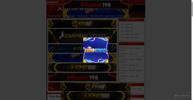 Security scan screenshot of angka-net.biz
