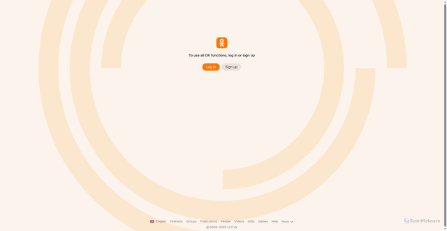 Security scan screenshot of https://mobile.ok.ru