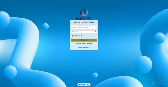 Security scan screenshot of https://plataformas-dadt.infotec.mx/