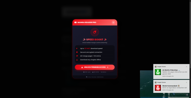 Security scan screenshot of https://danke-vdv.pages.dev/schedule.html