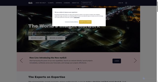 Security scan screenshot of https://glgroup.com