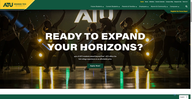 Security scan screenshot of https://www.atu.edu