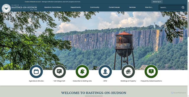 Security scan screenshot of https://hohny.gov/