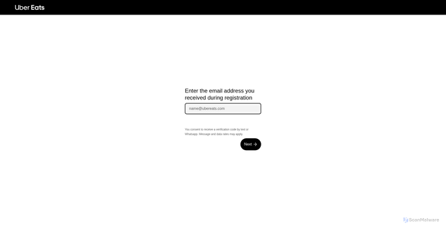 Security scan screenshot of https://merchants-beta.ubereats.com
