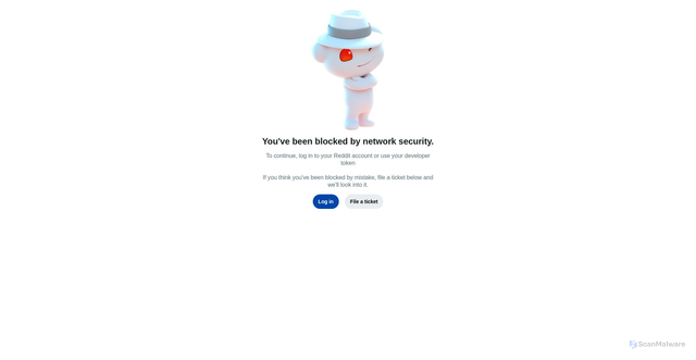 Security scan screenshot of https://reddit.com