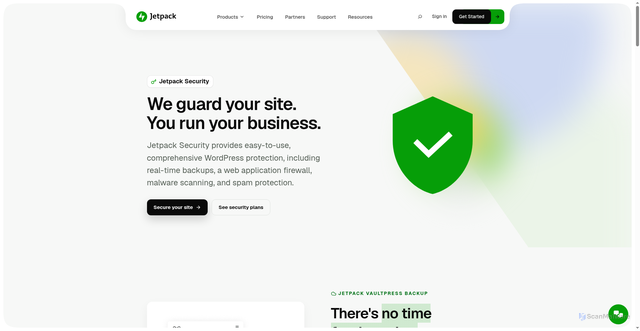 Security scan screenshot of https://bruteprotect.com