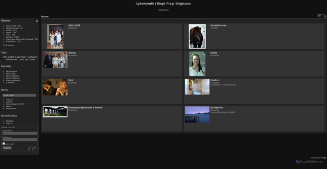 Security scan screenshot of https://www.photos.birgir.org