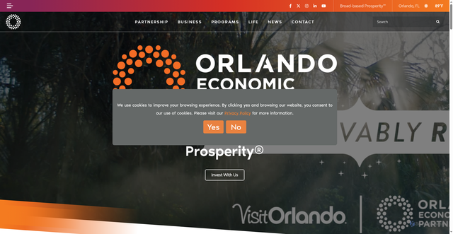 Security scan screenshot of https://orlando.org/