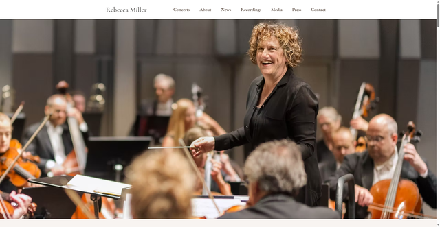 Security scan screenshot of https://www.rebeccamiller.net/