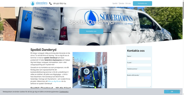 Security scan screenshot of https://spolbildanderyd.se