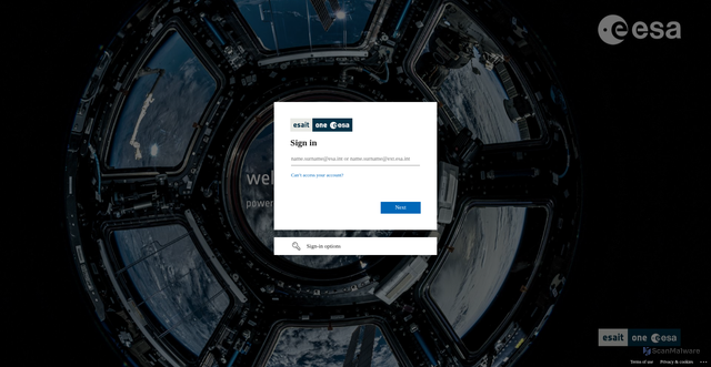 Security scan screenshot of https://esait-dwp.onbmc.com