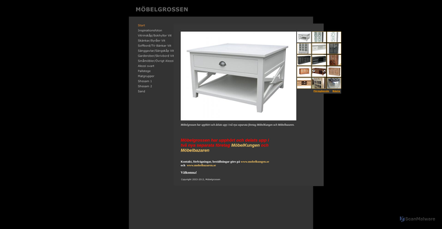 Security scan screenshot of https://mobelgrossen.se