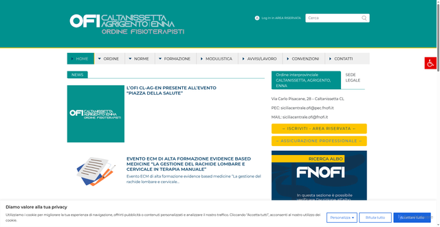 Security scan screenshot of https://www.fnofi.it/ofi-caltanissetta/