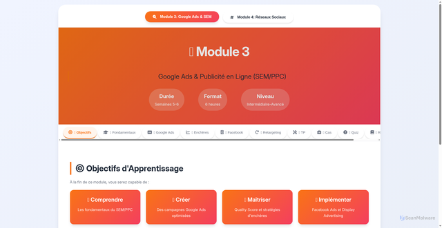 Security scan screenshot of https://module2et3-e7wzyl1lxu.edgeone.app/