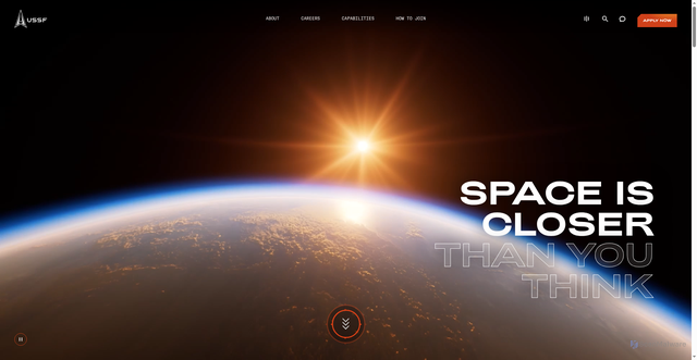 Security scan screenshot of https://www.spaceforce.com