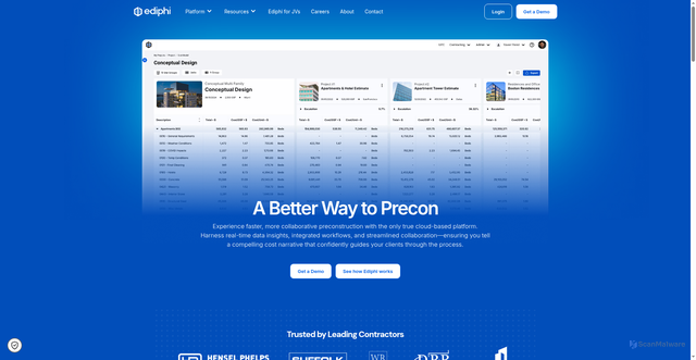 Security scan screenshot of https://ediphi.com