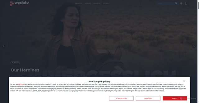 Security scan screenshot of https://wedo.tv