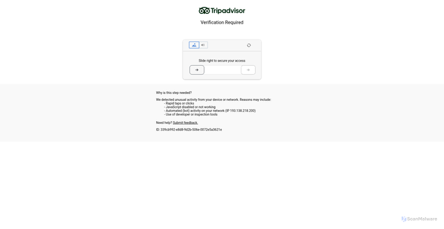 Security scan screenshot of https://it.tripadvisor.ch/Tourism-g298500-Kaliningrad_Kaliningrad_Oblast_Northwestern_District-Vacations.html