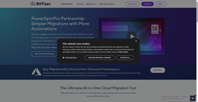 Security scan screenshot of https://bittitan.com