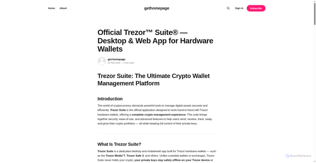 Security scan screenshot of https://get-homepages.ghost.io/en-suite/