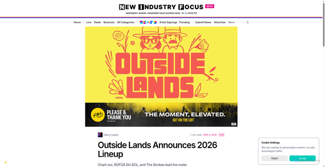 Security scan screenshot of https://newindustryfocus.com/articles/outside-lands-announces-2026-lineup