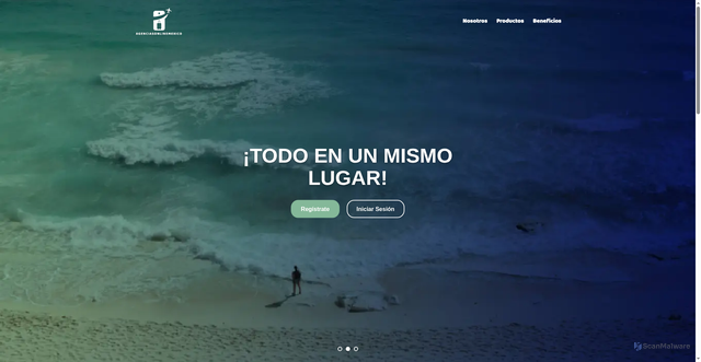 Security scan screenshot of https://agenciasonlinemexico.com/