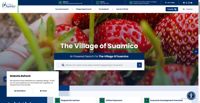 Security scan screenshot of https://suamicowi.gov/