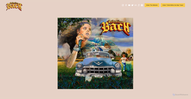 Security scan screenshot of http://www.sebastianbach.com/